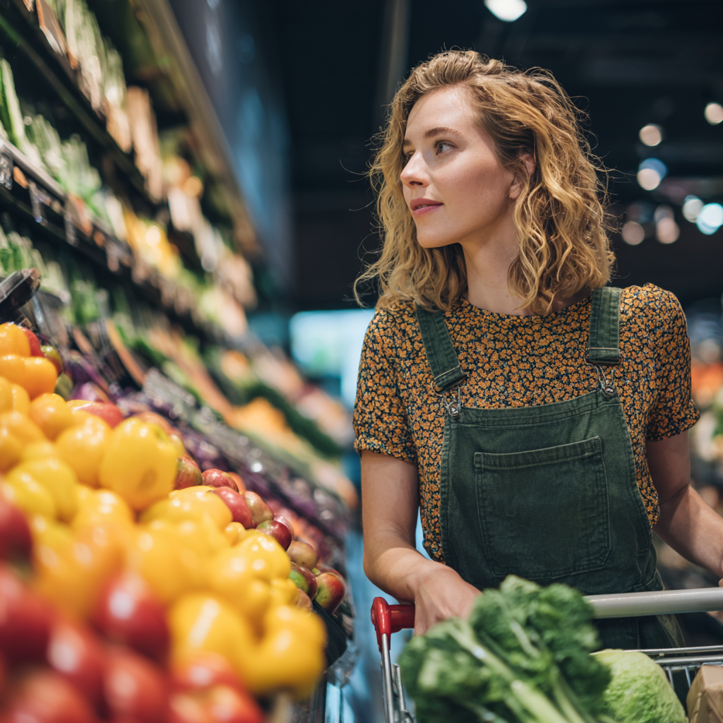 Раціон з овочами та зеленню
